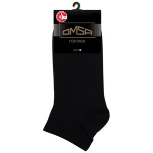 Носки Omsa, размер 45-47, серый, черный