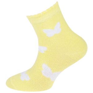 Носки Palama для девочек, размер 22, желтый