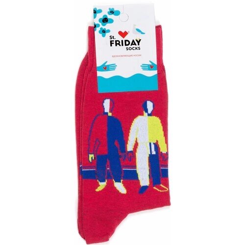 Носки St. Friday Socks x Русский Музей - Купчиха за чаем - Кустодиев 34-37