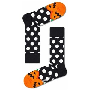 Носки унисекс Happy Socks, 1 пара, классические, фантазийные, размер 29, черный, мультиколор