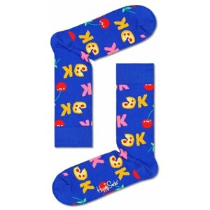 Носки унисекс Happy Socks, 1 пара, классические, размер 25, синий, мультиколор