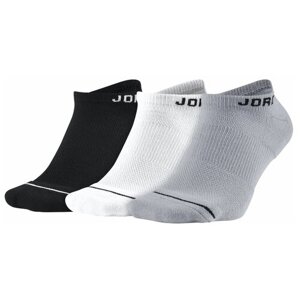 Носки унисекс Jordan, 1 пара, 3 уп., укороченные, размер 34-38, белый