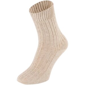Носки унисекс Larma Socks, 2 пары, классические, антибактериальные свойства, размер 45-46, бежевый