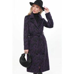Пальто DStrend, размер 52, фиолетовый