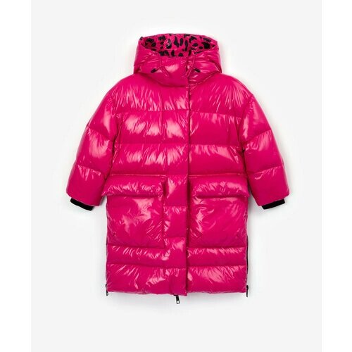 Пальто Gulliver, размер 104, розовый