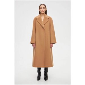 Пальто-халат prav. da демисезонное, силуэт свободный, удлиненное, размер XL, мультиколор