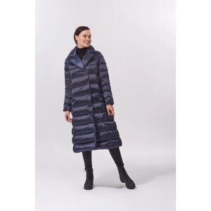 Пальто MADZERINI зимнее, размер 42, синий
