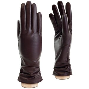 Перчатки LABBRA, демисезон/зима, натуральная кожа, подкладка, размер 6.5(XS), фиолетовый