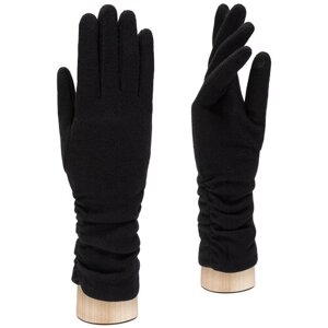 Перчатки LABBRA, шерсть, подкладка, вязаные, сенсорные, размер 7(S), черный