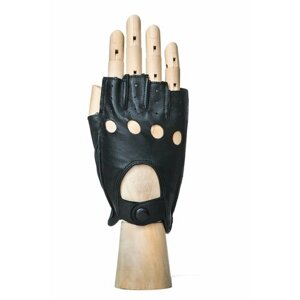 Перчатки Montego, демисезон/зима, натуральная кожа, подкладка, размер 7, черный