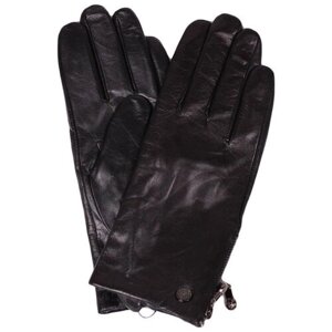 Перчатки Pitas, демисезон/зима, натуральная кожа, размер 7.5, черный