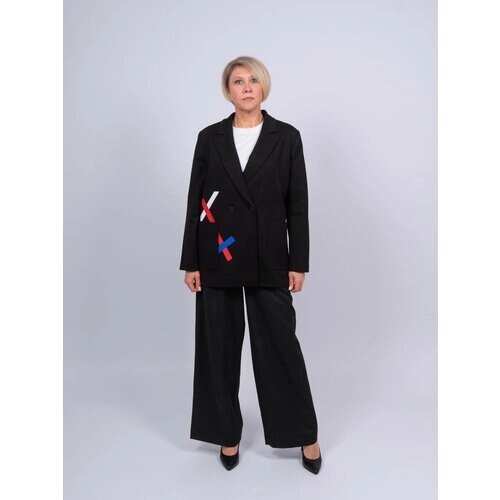 Пиджак , размер 48, черный