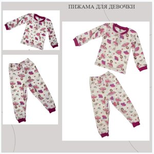 Пижама для девочки размер 98-104