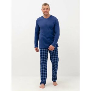 Пижама Интерлок, размер 92/182, синий