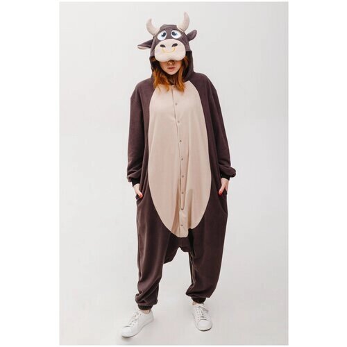 Пижама кигуруми "Бык" детский, символ 2021 года