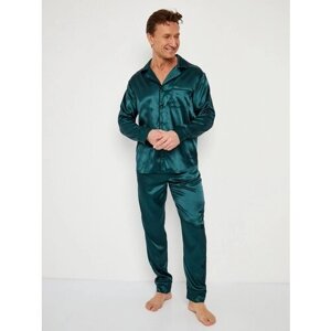 Пижама Малиновые сны, размер 46, зеленый