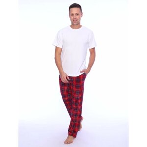 Пижама Рутатекс, размер 48/50, красный, белый