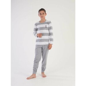 Пижама Vienetta, размер 13-14 лет, серый