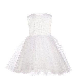 Платье Андерсен, хлопок, нарядное, размер 134, белый