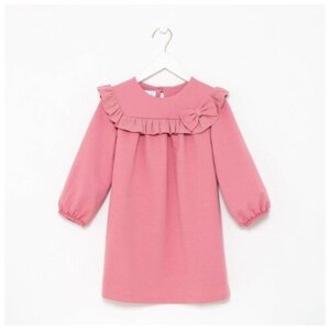 Платье для девочки KAFTAN "Basic line", размер 32 (110-116), цвет розовый