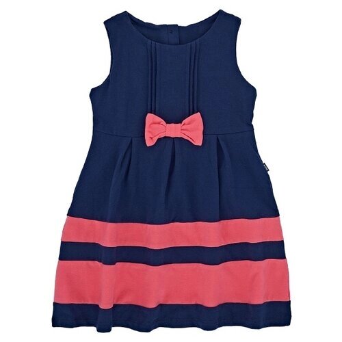 Платье Mini Maxi, хлопок, размер 92, синий, красный