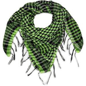 Платок-шарф арафатка (шемаг, куфия) / Ярко-зеленый