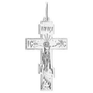 Подвеска-крест из серебра яхонт Ювелирный Арт. 216092