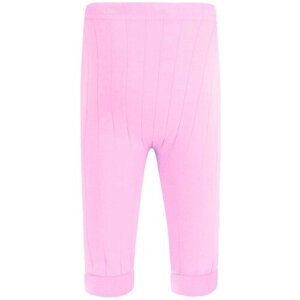 Ползунки короткие РиД - Родители и Дети для девочек, под подгузник, размер 62-68, розовый