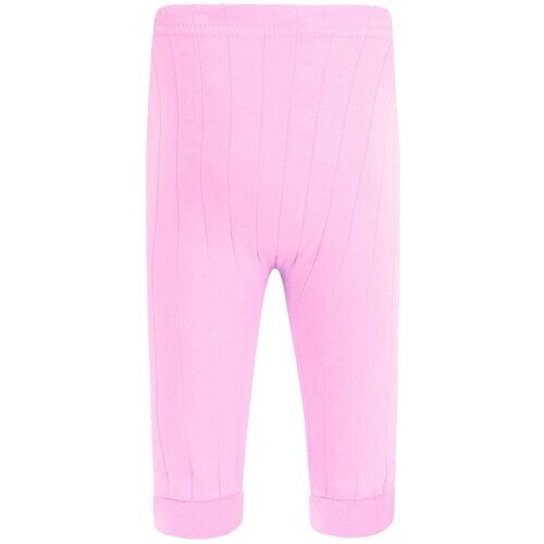 Ползунки короткие РиД - Родители и Дети для девочек, под подгузник, размер 62-68, розовый