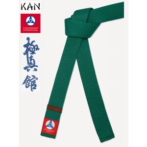 Пояс kaitogi, 240 см, зеленый