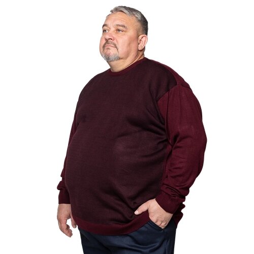 Пуловер Turhan, размер 3 XL, бордовый