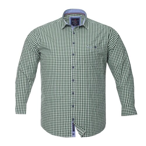 Рубашка BARCOTTI, размер 3XL, зеленый