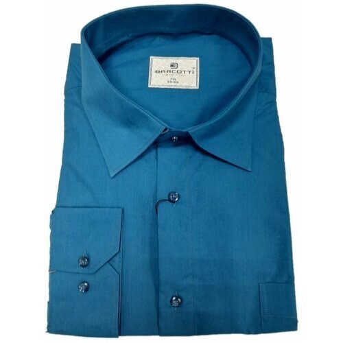 Рубашка BARCOTTI, размер 7XL (70), синий