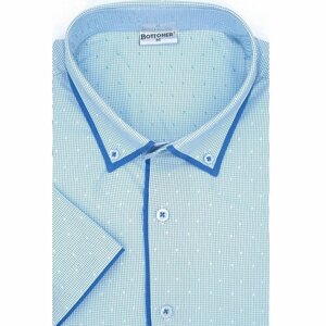 Рубашка Bottoner, размер S, голубой