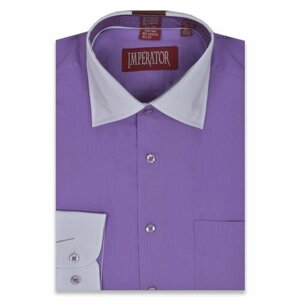 Рубашка Imperator, размер 40 ворот/170-176, фиолетовый