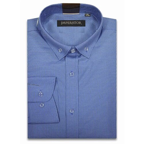 Рубашка Imperator, размер 48/M/178-186/40 ворот, синий