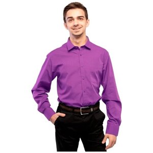 Рубашка Imperator, размер 56/XL/178-186, фиолетовый