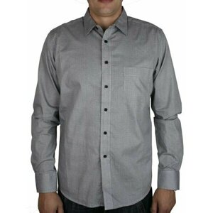 Рубашка Maestro, размер 46/M/182-188/40 ворот, серый