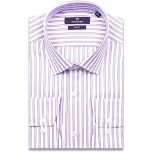 Рубашка POGGINO, размер (52) XL, фиолетовый