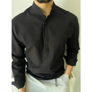 Рубашка SKOS Fashion, размер 6XL, черный