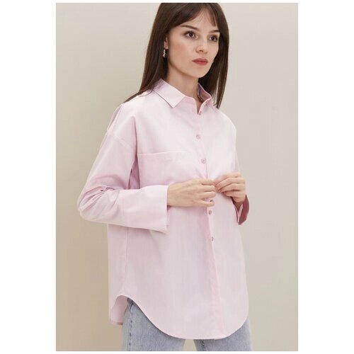 Рубашка T-lab, размер 46, розовый
