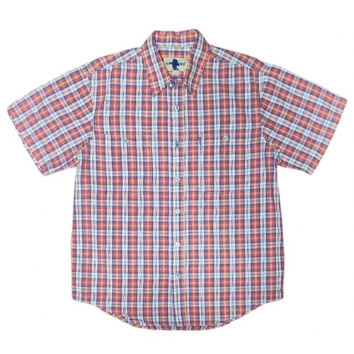 Рубашка WEST RIDER, размер 48, красный, синий