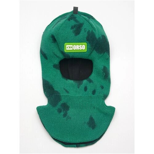 Шапка-шлем Orso Bianco, размер 52, зеленый