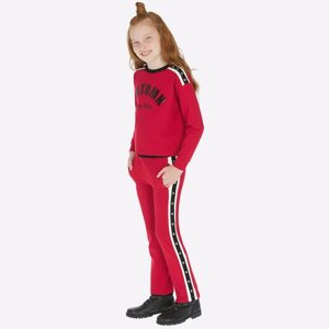 Школьная форма Mayoral, свитшот и брюки, спортивный стиль, размер 162, красный