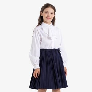 Школьная юбка Kapika, плиссированная, размер 122, синий
