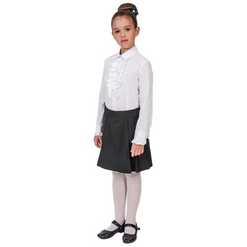 Школьная юбка Шалуны, размер 36, 140, черный