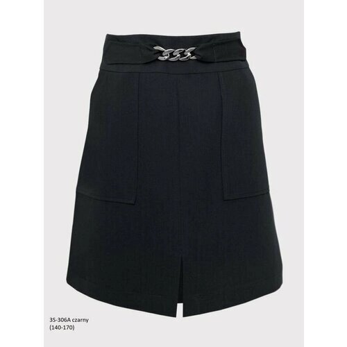 Школьная юбка SLY, размер 140, черный
