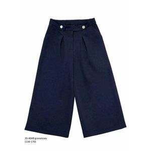 Школьные брюки SLY, демисезон/зима, размер 134, синий