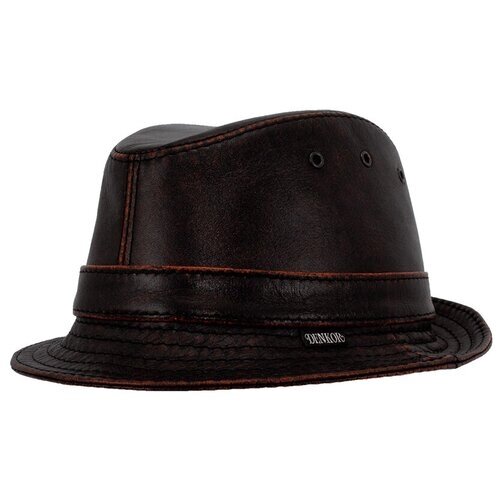 Шляпа Denkor, демисезон/зима, подкладка, размер 60, коричневый