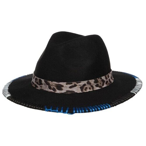 Шляпа федора Seeberger, размер OneSize, черный
